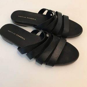 Loeffler Randall Black Leather Sandal 8